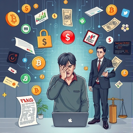 網路詐騙防治與數位證據保存示意圖