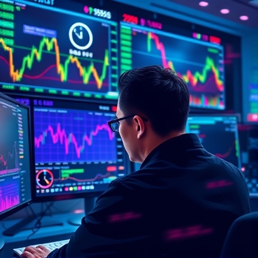 高速數位交易場景,展現快速入金與即時交易的緊湊節奏