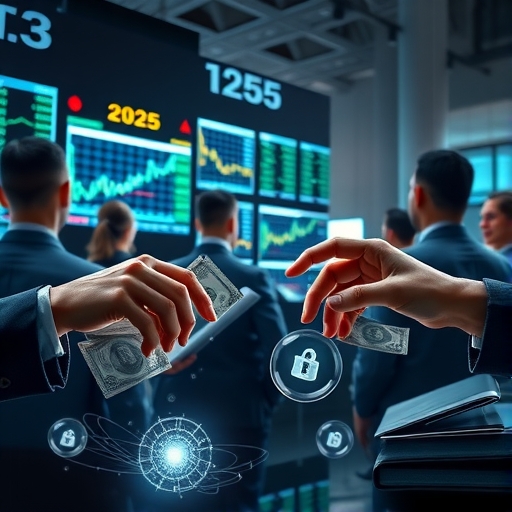 未來感外匯交易場景:數位化金融市場的動態視覺呈現