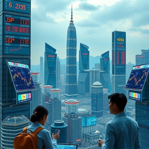 2025年繁忙的香港金融天際線,代表全球外匯交易的動態與活力