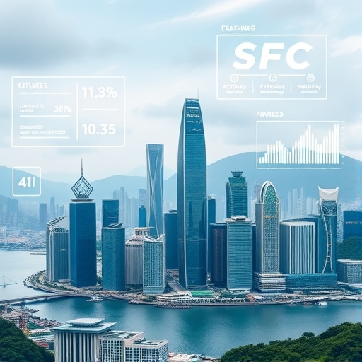2025年香港金融中心天際線全景視角