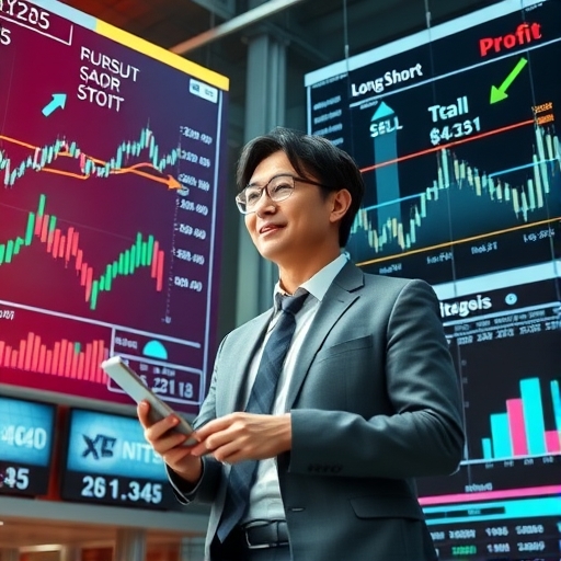 專業投資人操作動態金融市場介面