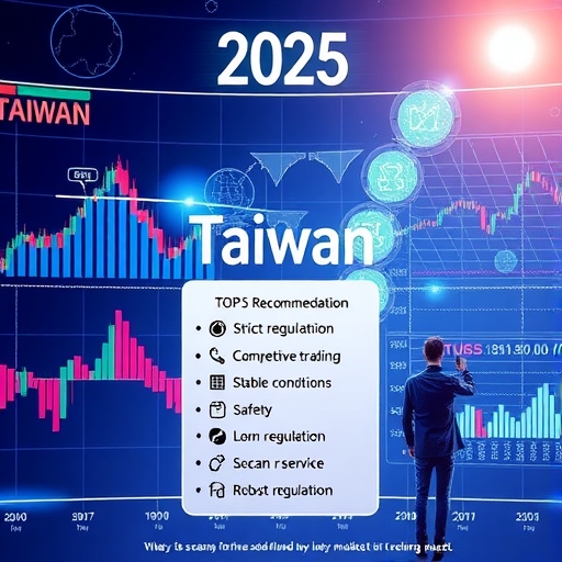 2025年台灣外匯平台Top5資訊圖表