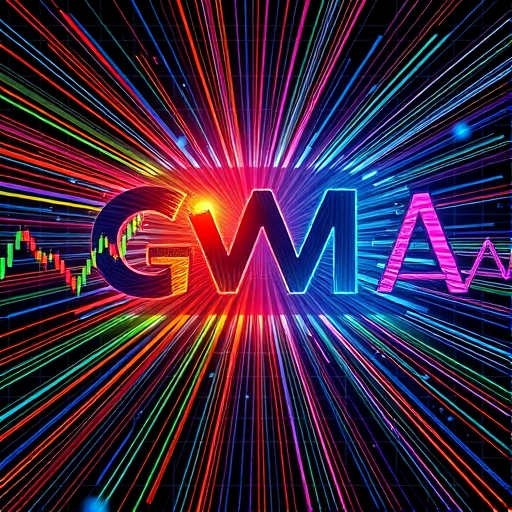 GMMA金融技術分析視覺概念:多條移動平均線交織呈現市場趨勢