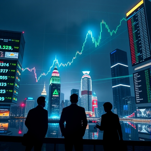 全球外匯市場高能量交易場景示意圖
