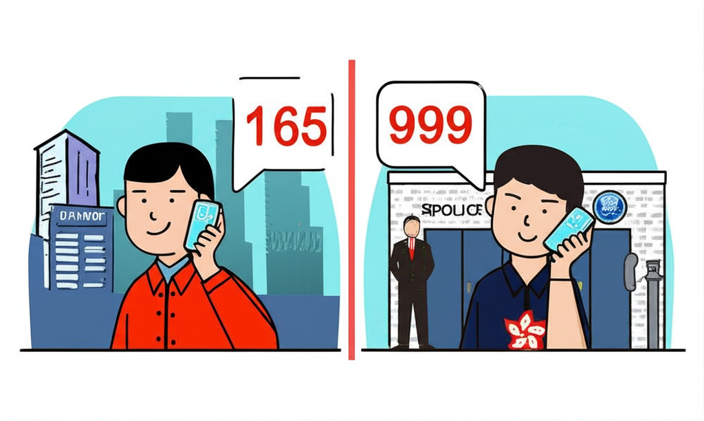 台灣與香港民眾分別撥打165與999報案,並聯繫銀行求助