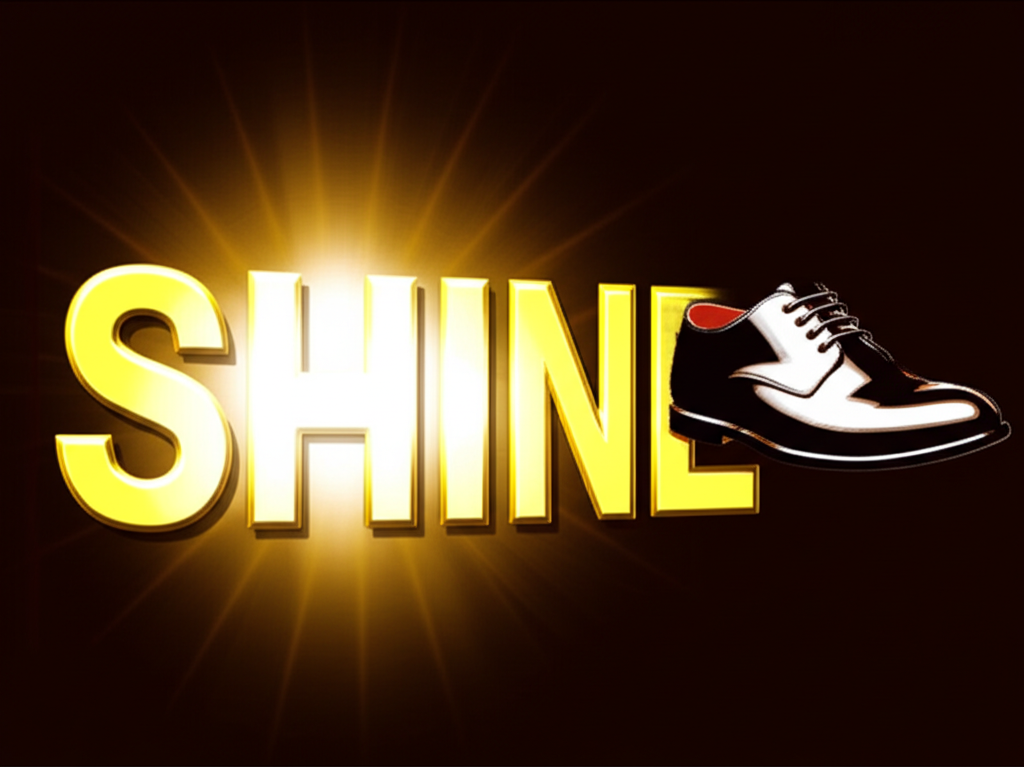「shine」一詞從發光的太陽演變為光亮的皮鞋,再轉化為象徵卓越的獎盃,展現其多重語意層次