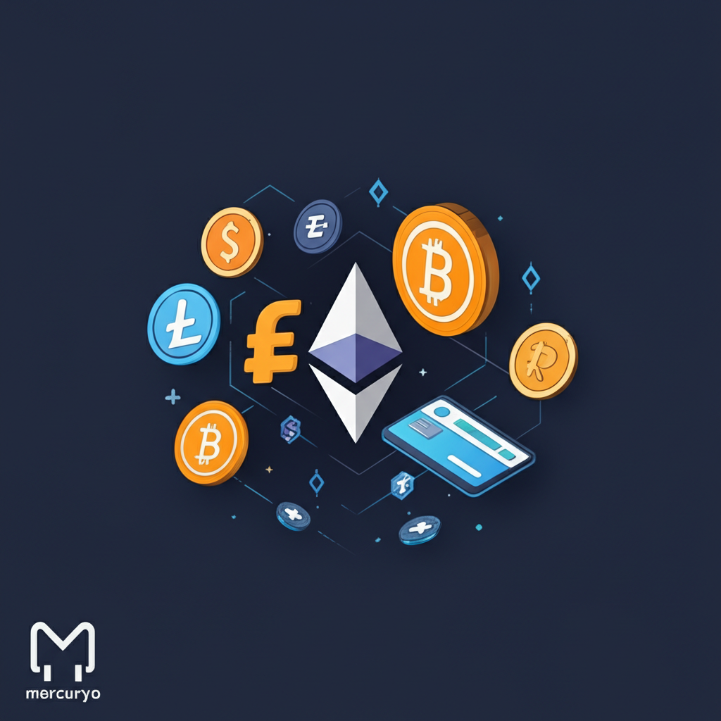 Mercuryo 全球法幣到加密貨幣支付基礎設施,簡化數位資產轉換,讓用戶輕鬆買賣比特幣、以太坊等主流加密貨幣的插圖