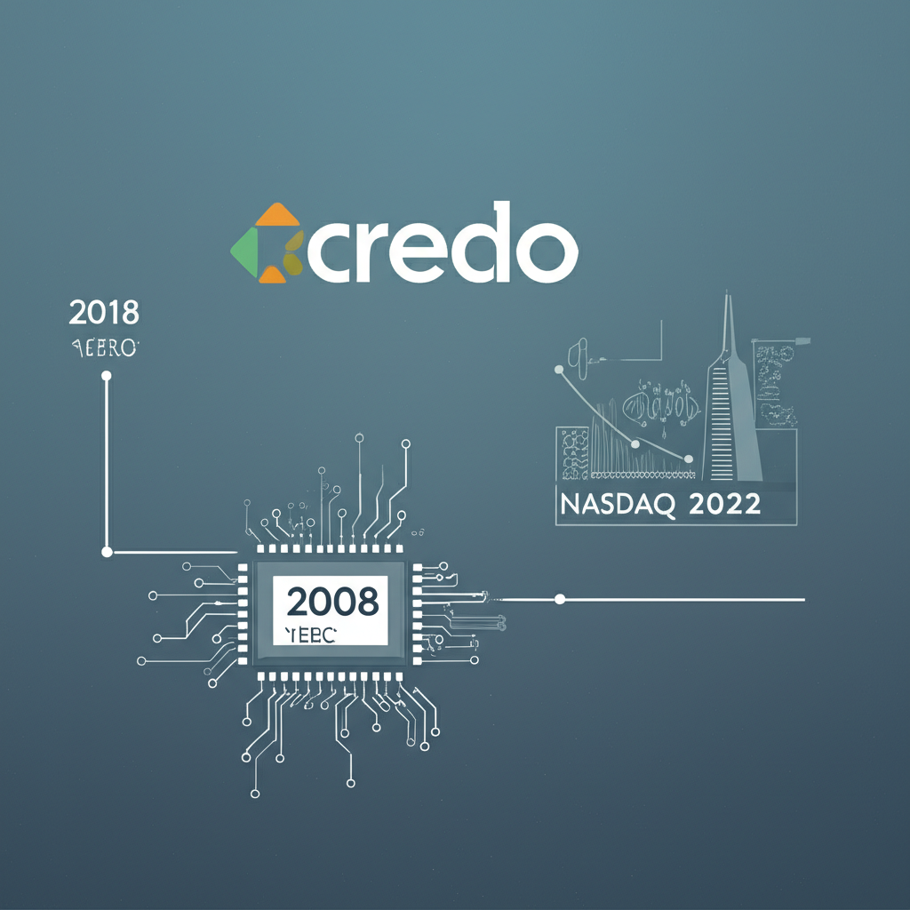 2008 年由半導體專家創立的 Credo,在 SerDes 技術上取得重大突破,並於 2022 年 1 月在納斯達克上市