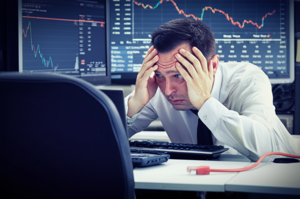 Frustrated trader, broken connection