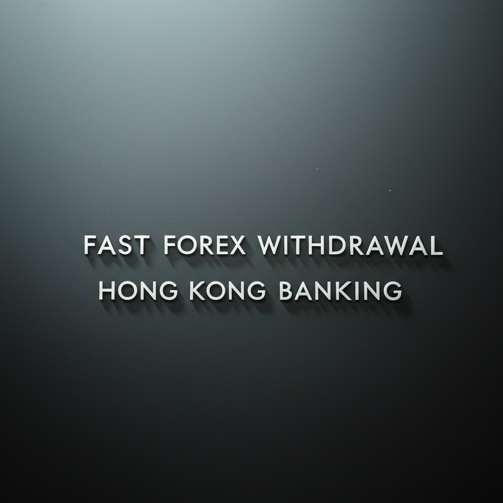 Fast forex withdrawal, Hong Kong banking