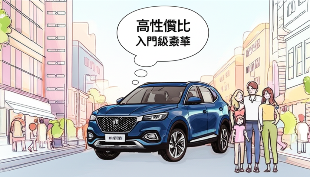 台灣年輕家庭欣賞 MG HS SUV,強調高性價比與入門奢華,吸引新世代買家