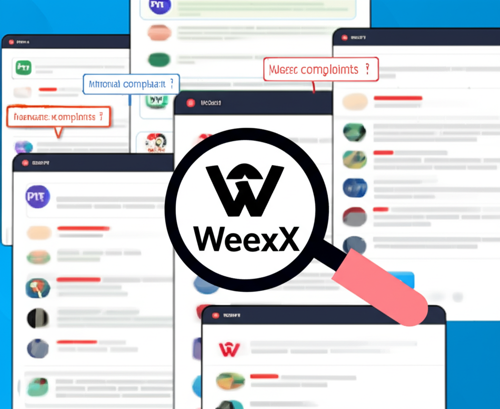 Ptt、Dcard與WikiFX等平台顯示大量關於Weex出金問題與假冒客服的用戶投訴