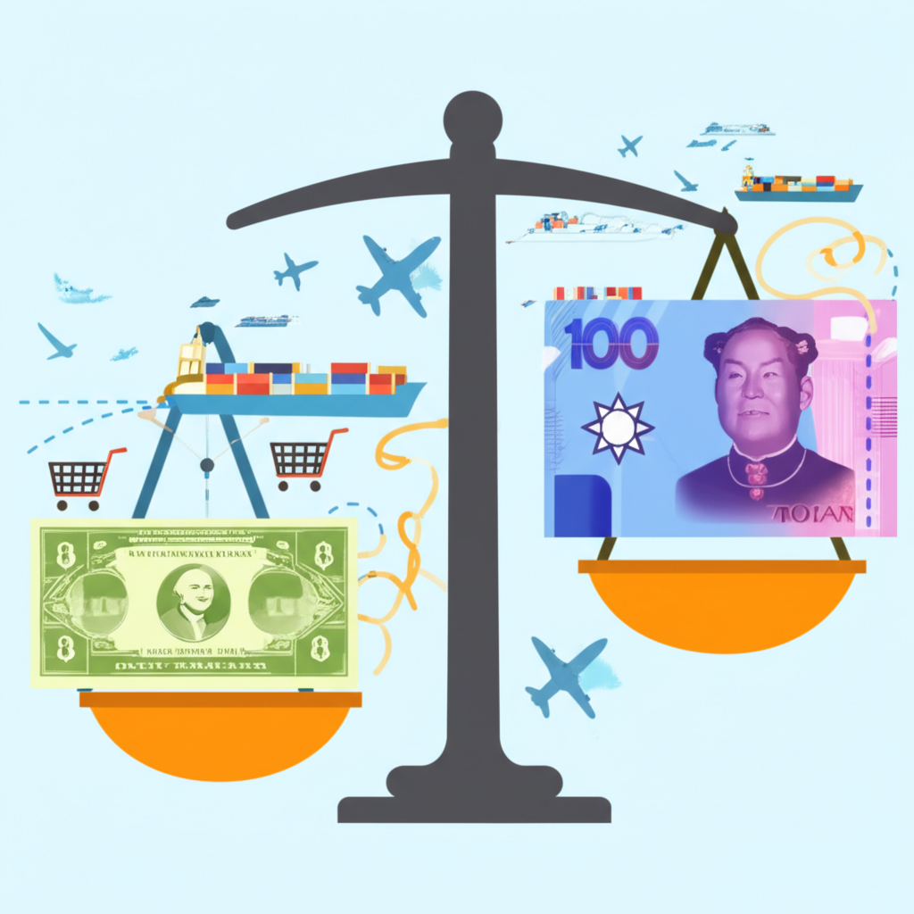 貨幣升值與貶值如翹翹板影響購買力與經濟條件的插圖