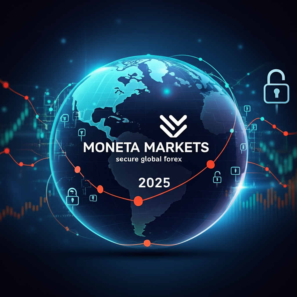 Moneta Markets,安全的全球外匯交易平台,2025年展望,插畫風格