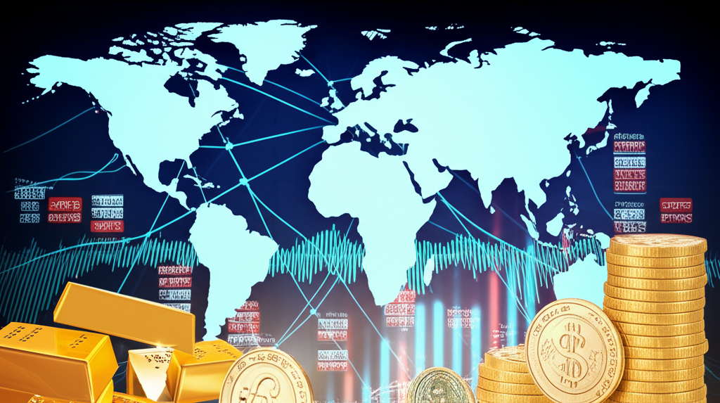 Global forex market, diverse assets