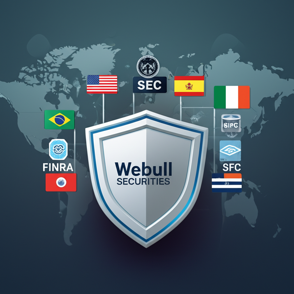 微牛證券全球監管體系插圖,顯示SEC、FINRA、SIPC和SFC等機構保護客戶資產