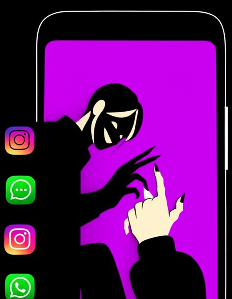 詐騙集團從 IG 引導至 LINE 的插圖:偽裝人物引導用戶轉移平台