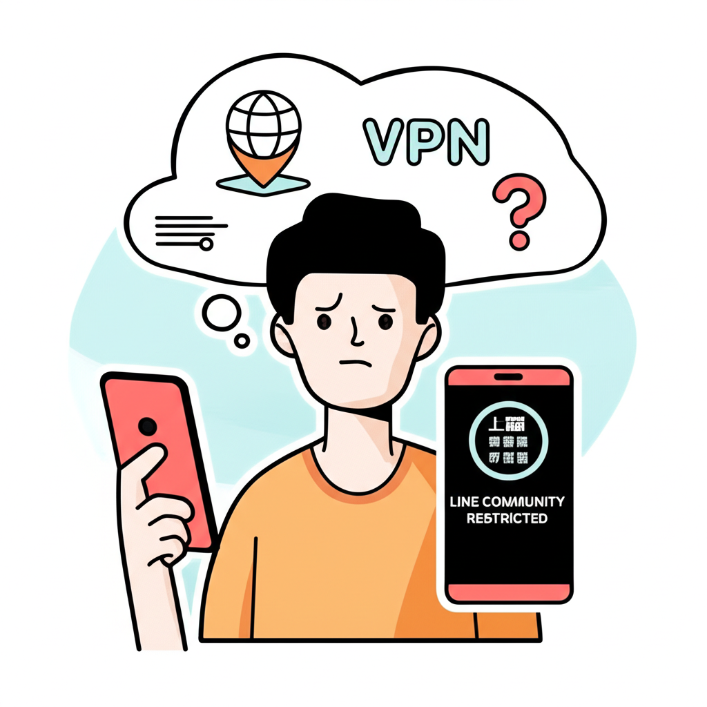 香港用戶困惑於 LINE 社群限制,思考虛擬定位與 VPN 等繞過方法