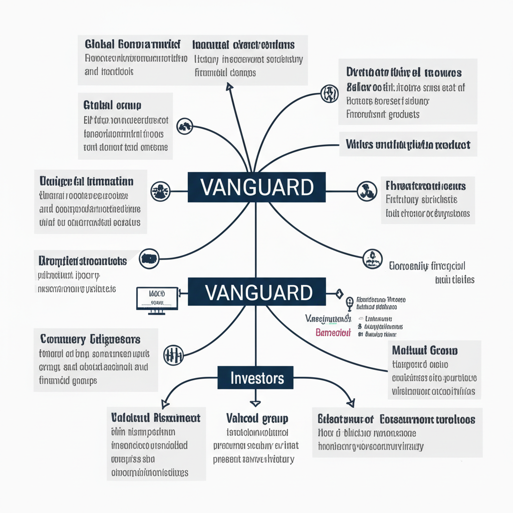 一幅全面地圖,引導讀者探索Vanguard的詞典定義、金融集團歷史、投資產品及全球影響範圍