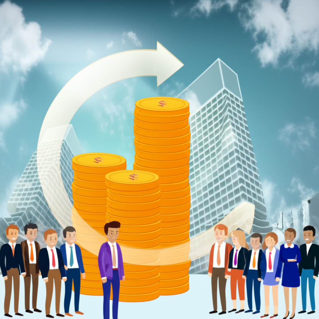 龐氏騙局示意圖:新投資者資金用於支付舊投資者,結構不穩導致崩潰