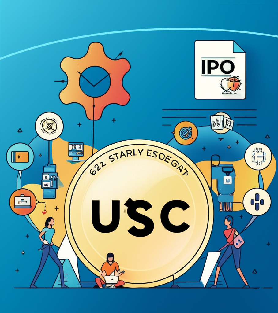 Circle 從新創起步,經歷融資與產品演進,成為專注 USDC 的金融科技巨頭,並申請 IPO
