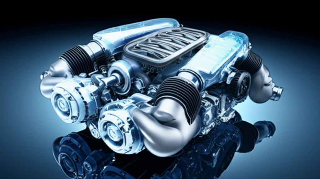 BMW M850i xDrive V8 引擎與 xDrive 系統插圖