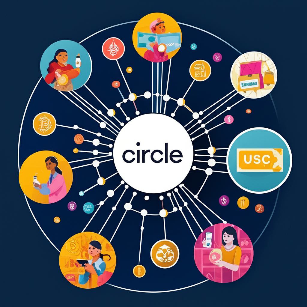 Circle 公司透過區塊鏈連接 USDC 等數位貨幣至日常生活與商業,促進金融包容與效率