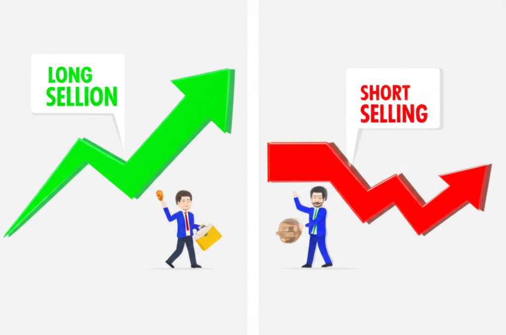 Comparison of long and short investment strategies in bull and bear markets