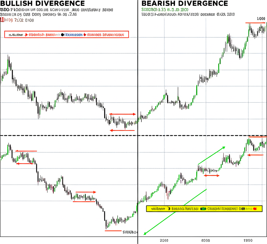 stock chart highlighting bullish divergence with stock price creating lower lows and indicator creating higher lows as a potential buy signal