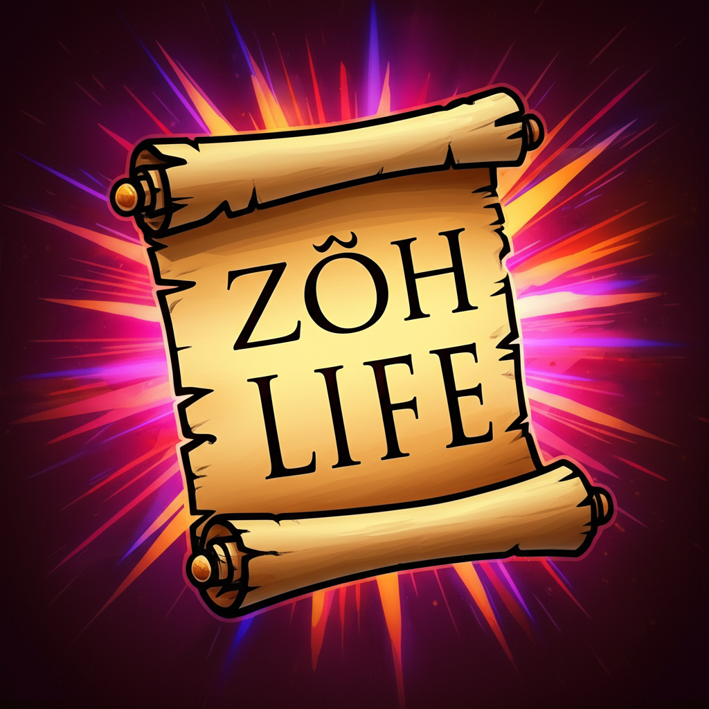 古希臘卷軸上浮現Zoe字樣,象徵生命與活力的起源