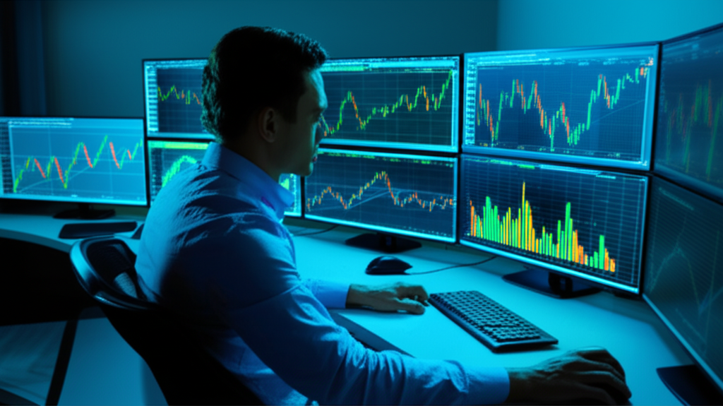 專業投資人分析外匯圖表插圖