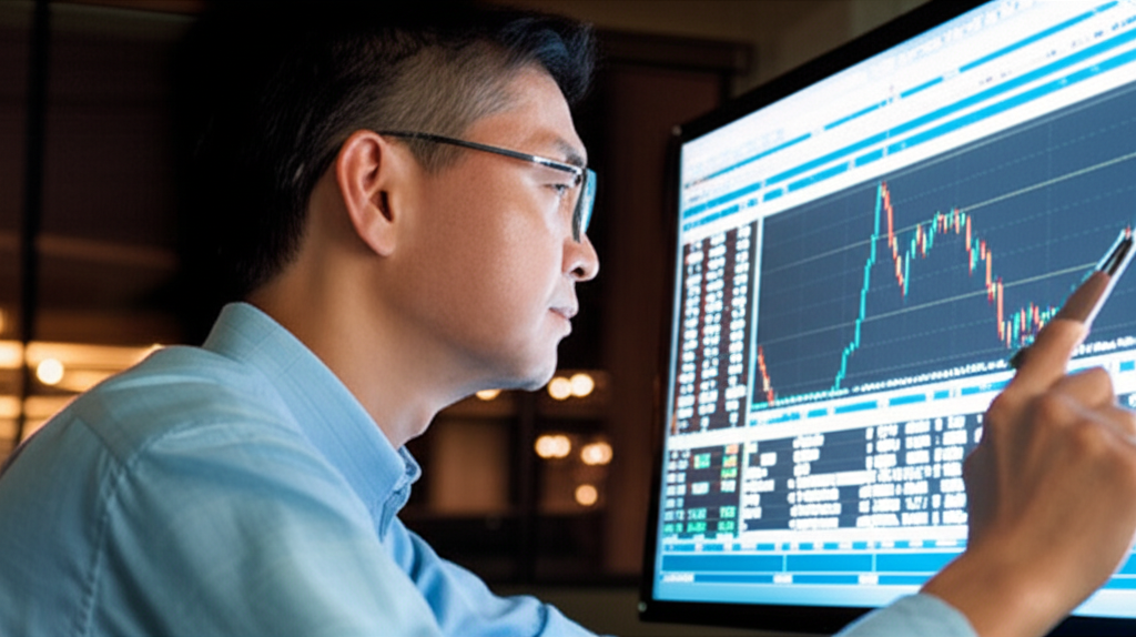 Taiwan investor analyzing bond CFD