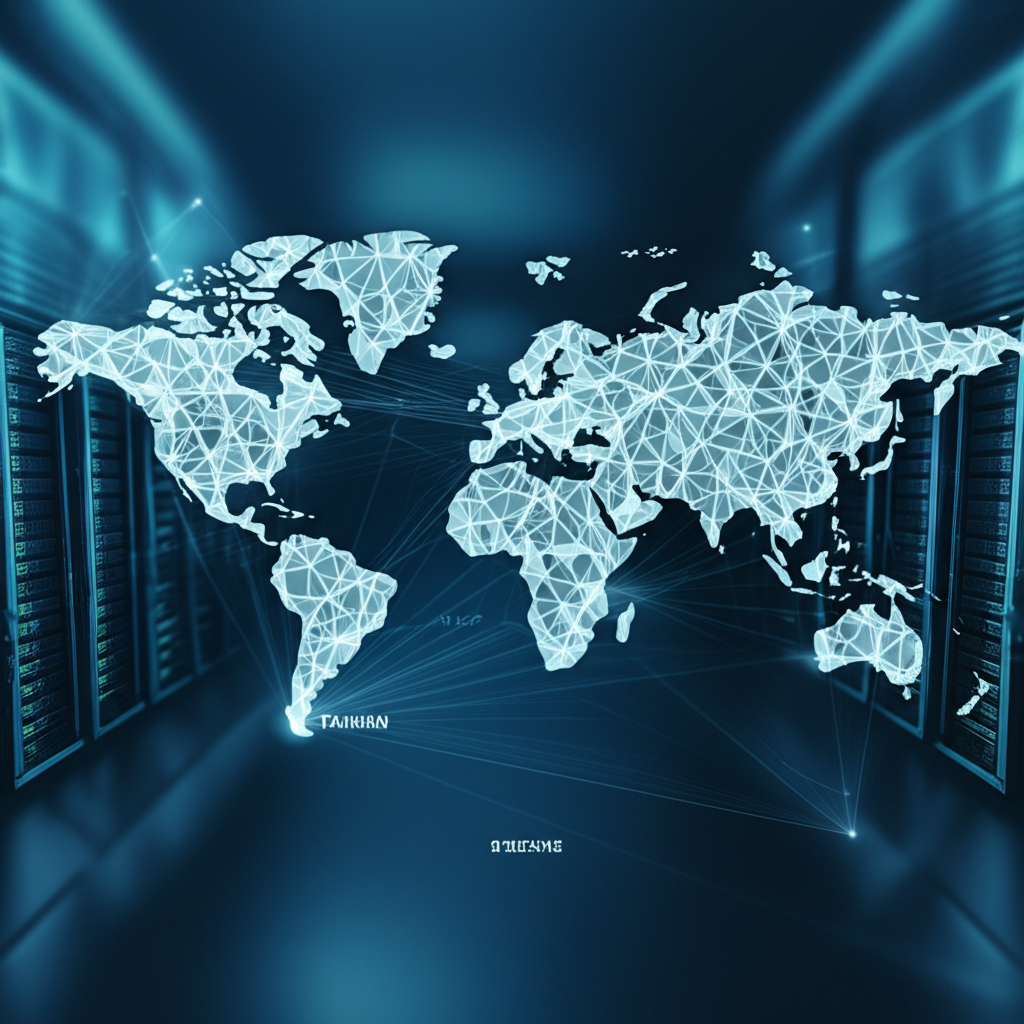 Global server network, Taiwan Thailand 2025.