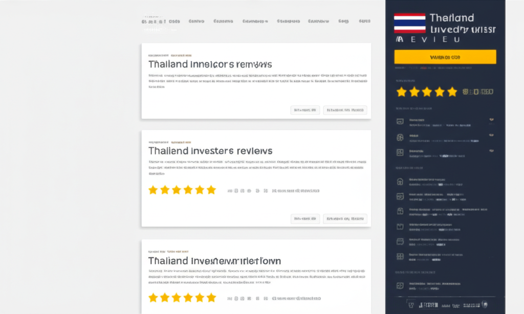 Thailand investor reviews platform