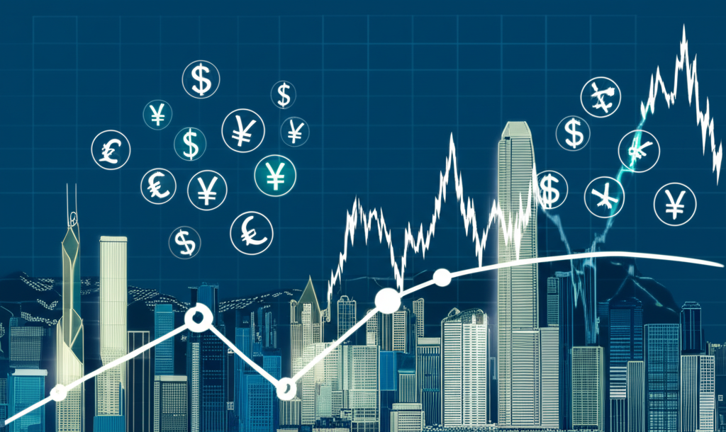 Hong Kong forex market illustration