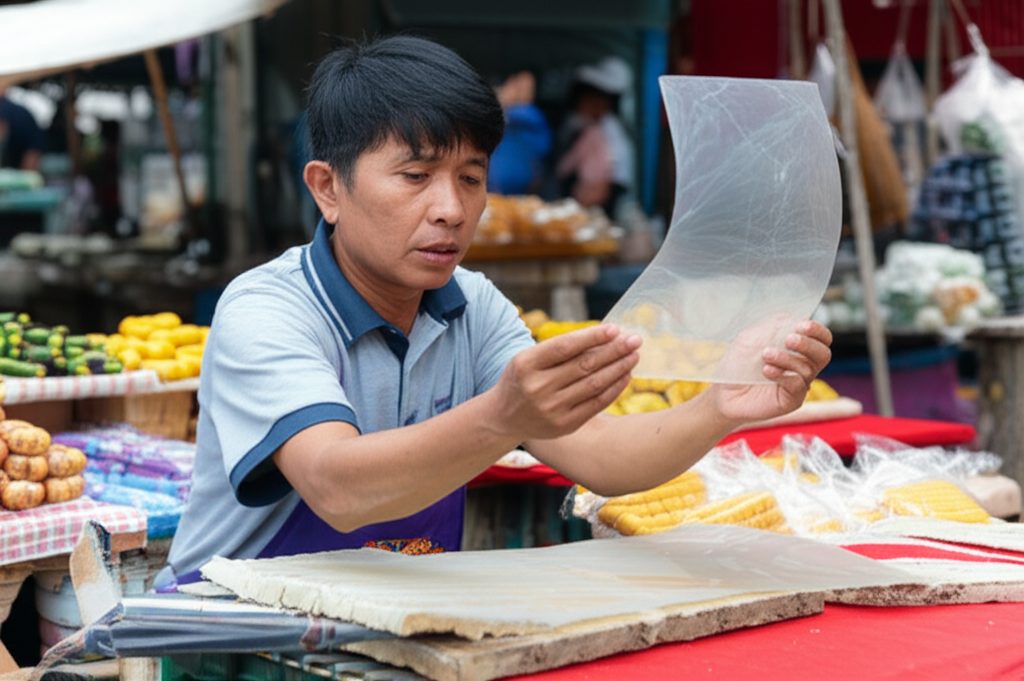 Thai trader analyzing clear spreads